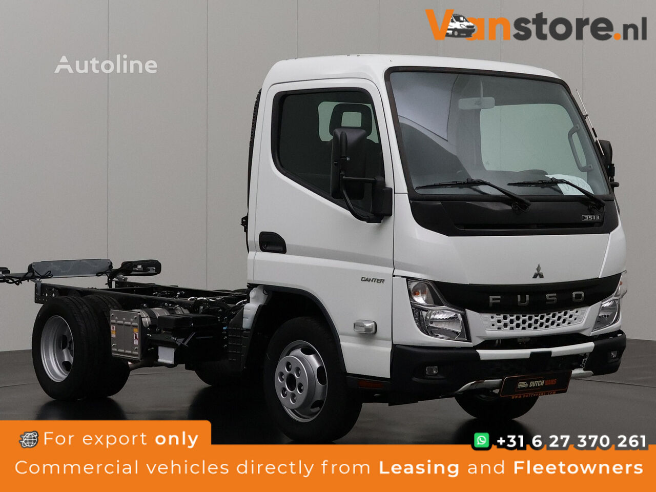 New FUSO Canter 3S13 Chassis Cabine chassis truck < 3.5t - Autoline
