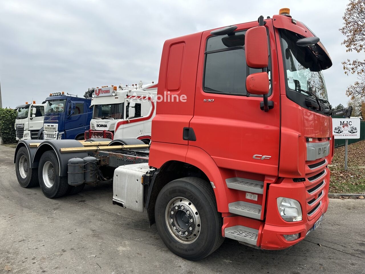 الشاسيه DAF CF 530 FTT 6x4 RETARDER - DOUBLE PTO - WB 3m90 - *278.000km* - C