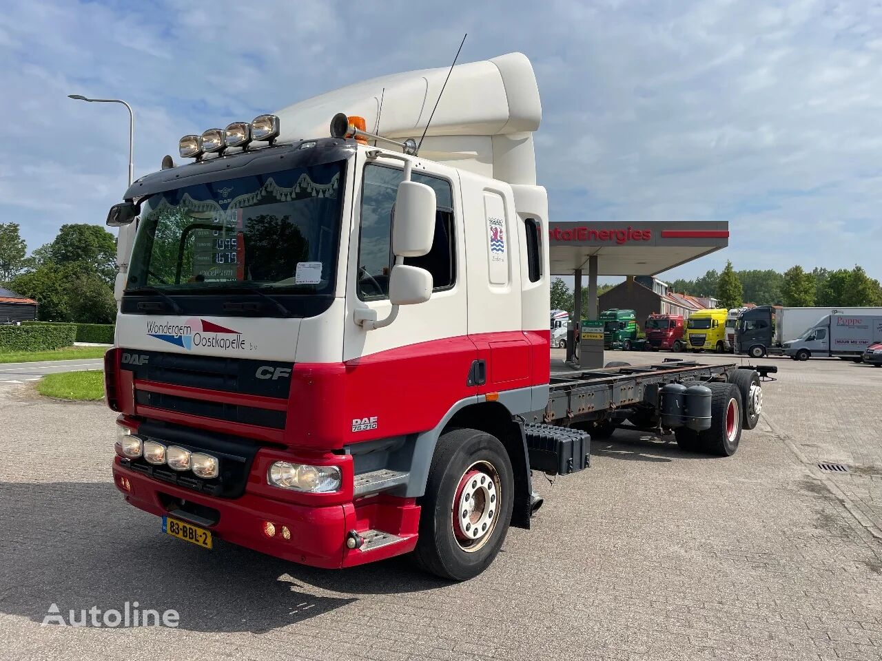 грузовик шасси DAF CF 75.310 CF 75.310 6x2 Chassis Cabine 2013