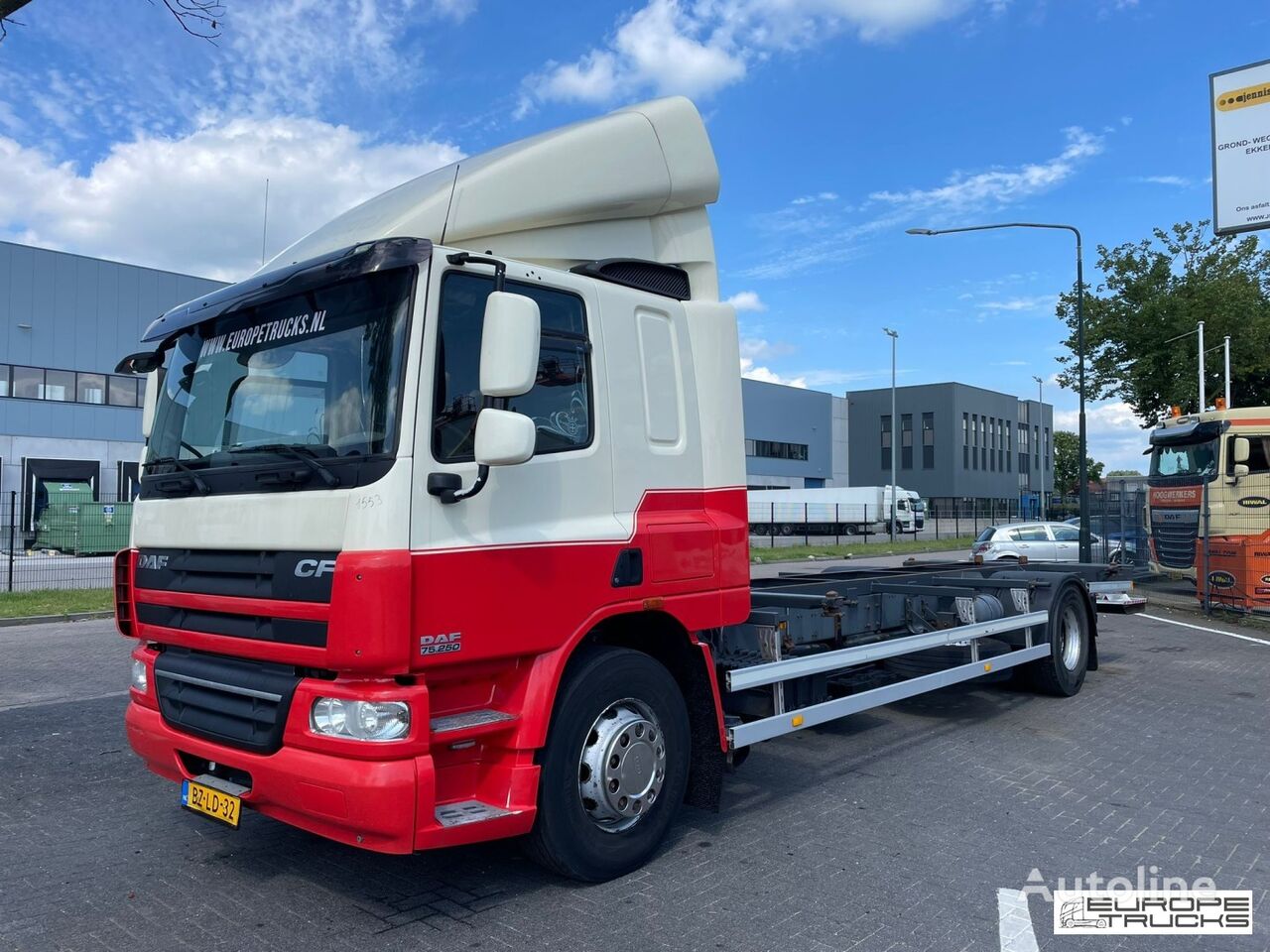 DAF FA CF75 Steel/Air - NL Truck - Lift lastebil chassis