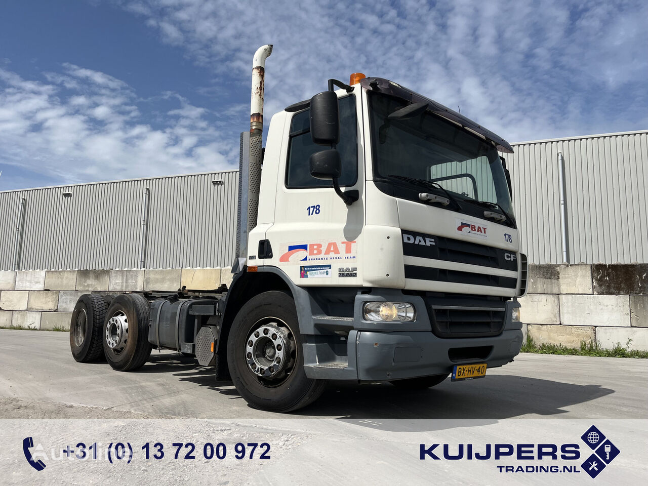 الشاسيه DAF FAG CF75 250 EEV / 6x2