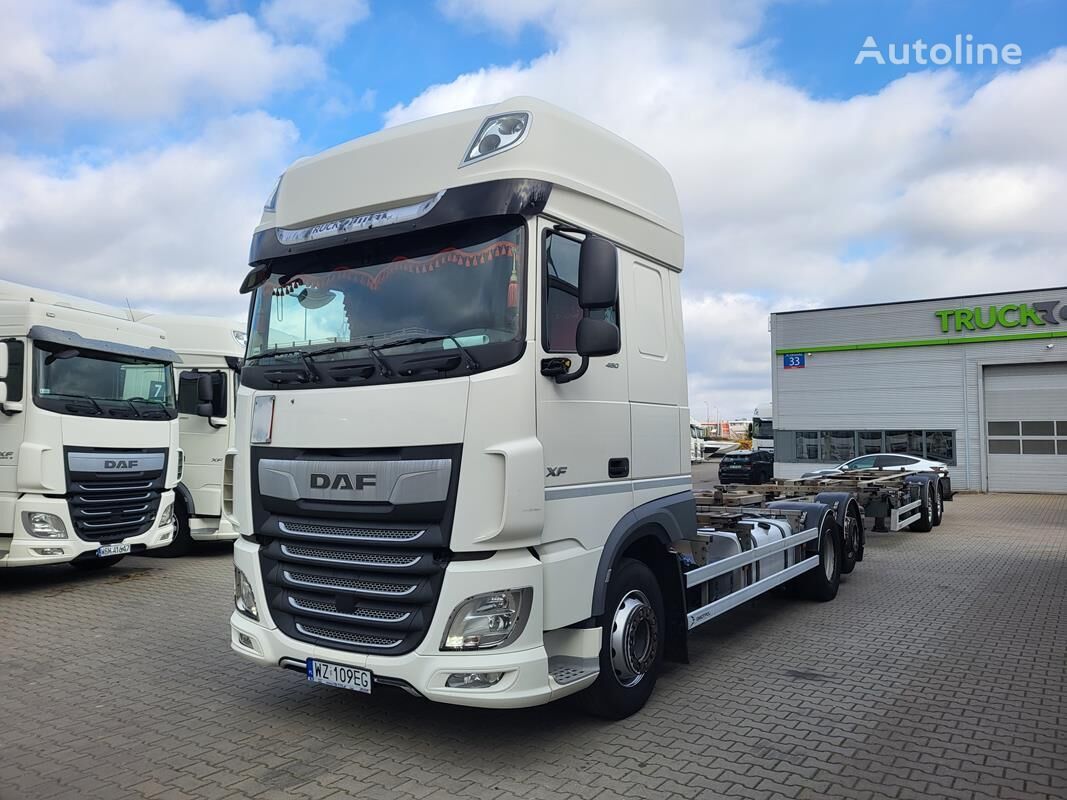 truk sasis DAF FAR XF 480 BDF Zestaw WECON – 2021r