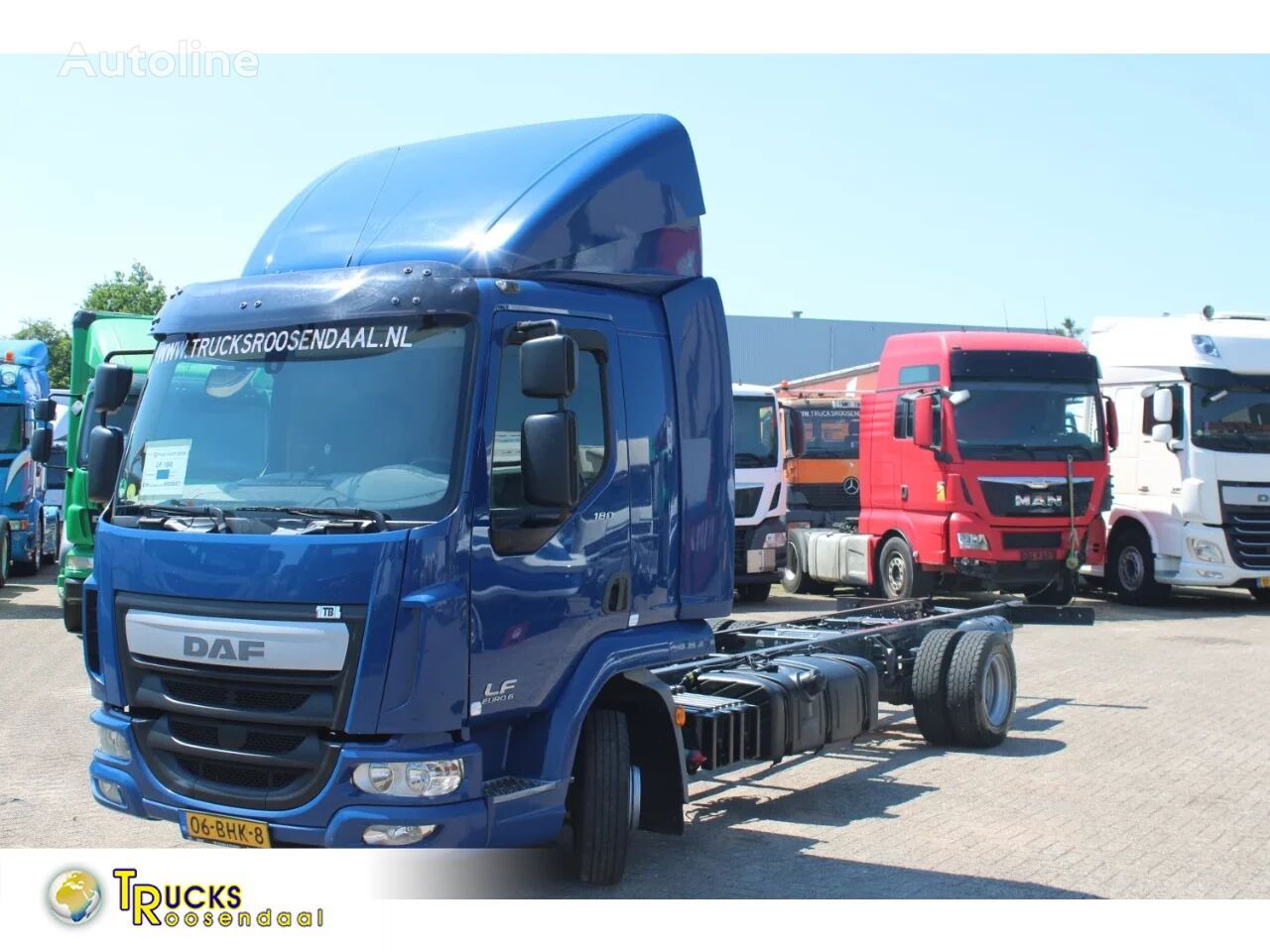 DAF LF 180 + EURO 6 + 7.5T teherautó alváz