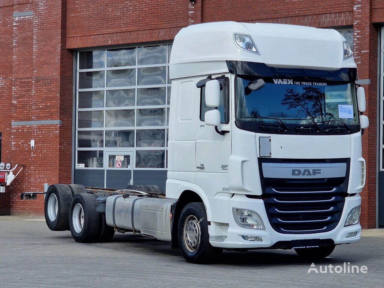 DAF XF 510 SuperSpaceCab 6x2 chassis - Full air - AS Tronic - Euro 6 camión chasis