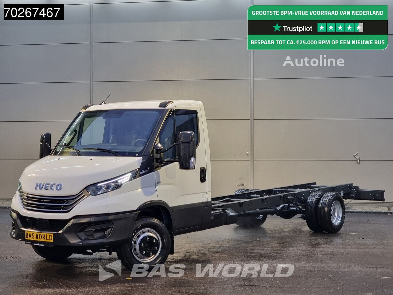 neuer IVECO Daily 72C18 3.0L Automaat 510WB Luchtvering Camera Chassis Cabin Fahrgestell LKW