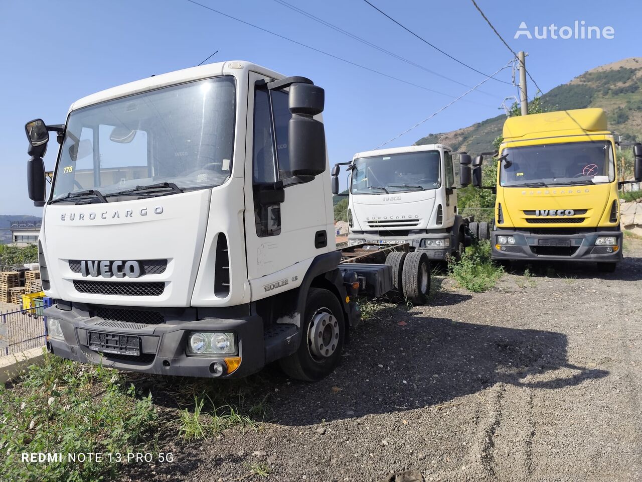 camião chassi IVECO EuroCargo 120EL22