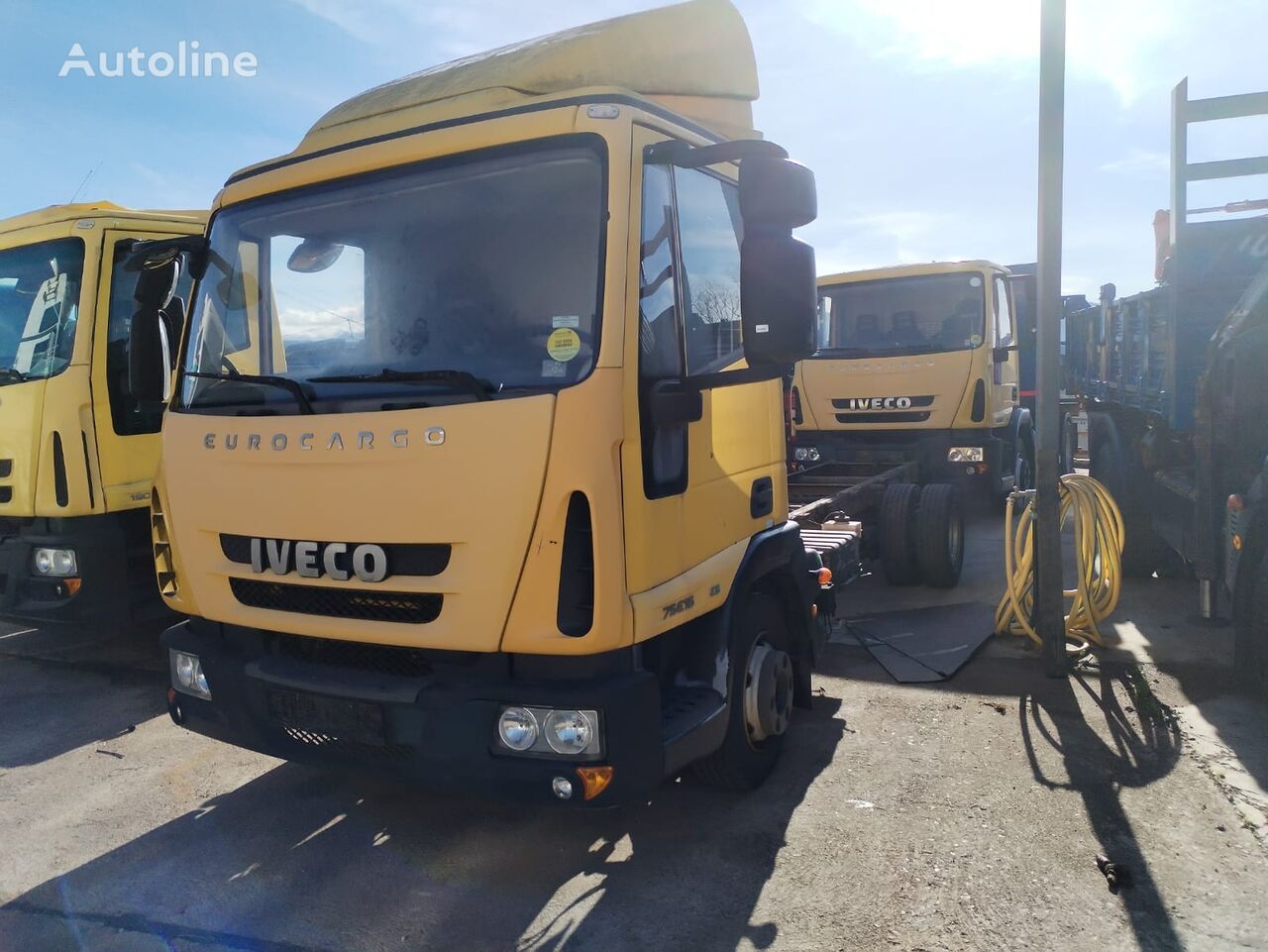 IVECO EuroCargo 75E16 chassis truck for sale Italy San Cipriano ...