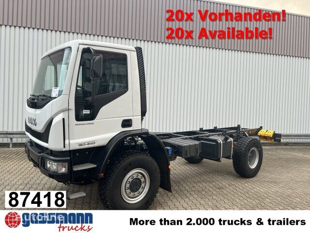 new IVECO EuroCargo ML150E24 WS 4x4, Euro3, mehrfach chassis truck