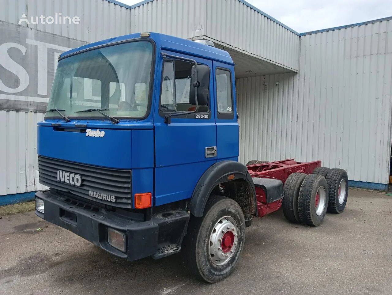 грузовик шасси IVECO Turbostar 260-30 AH , 6x4 , V8, Manual , Spring Suspension