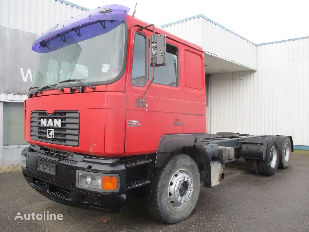 вантажівка шасі MAN F2000 26-414 , , 6x4 , ZF Manual , Spring suspension
