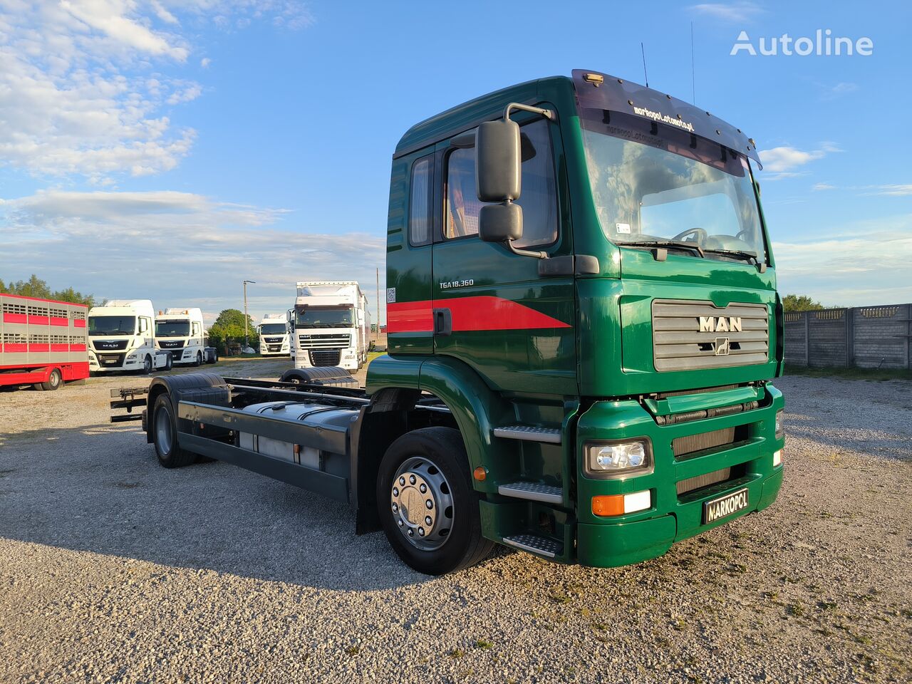 camion châssis MAN TGA 18.360