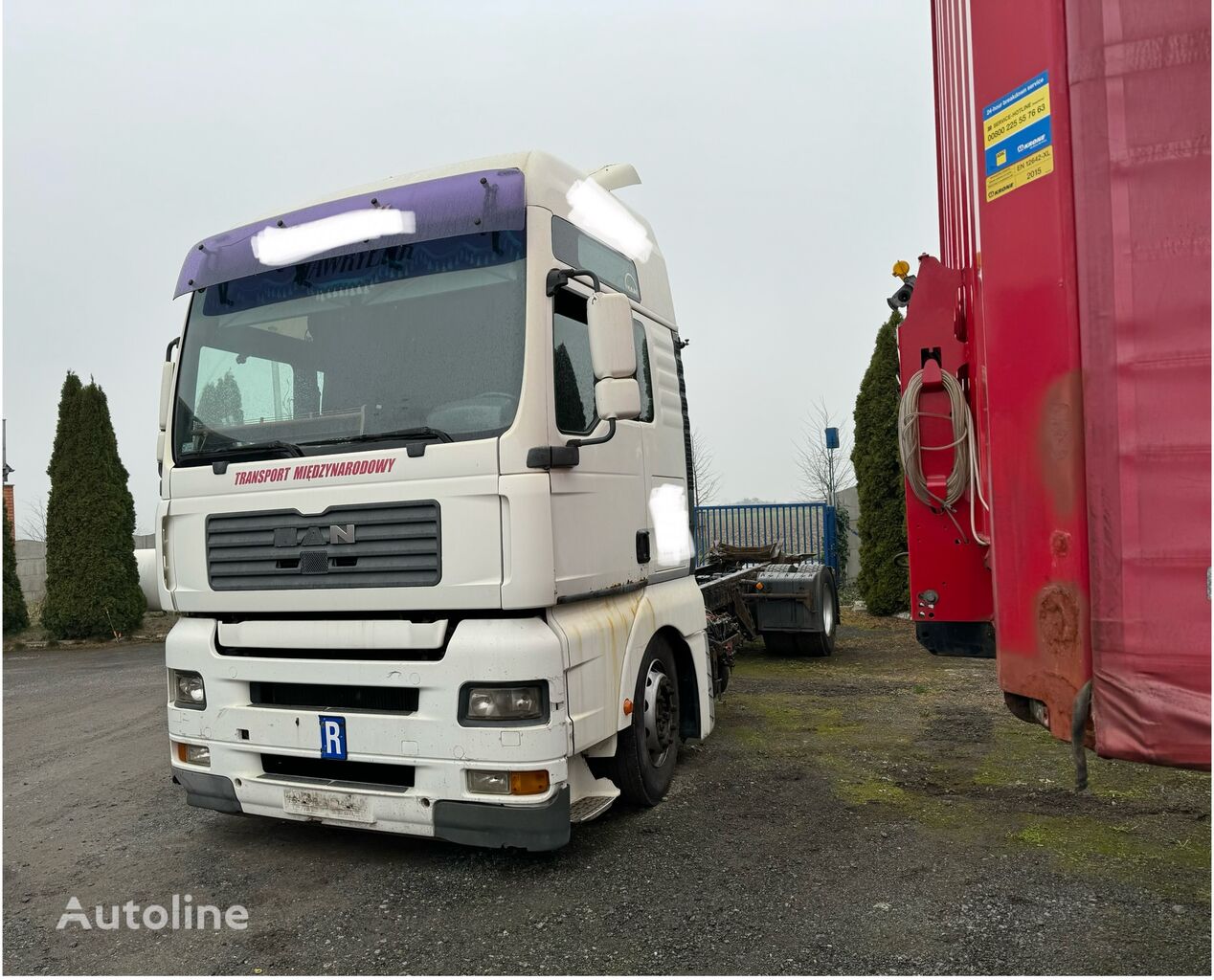 camion châssis MAN TGA 18.430