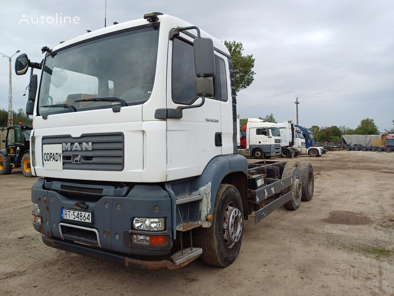 camion châssis MAN TGA 26.320 MANUAL ZF 6x2