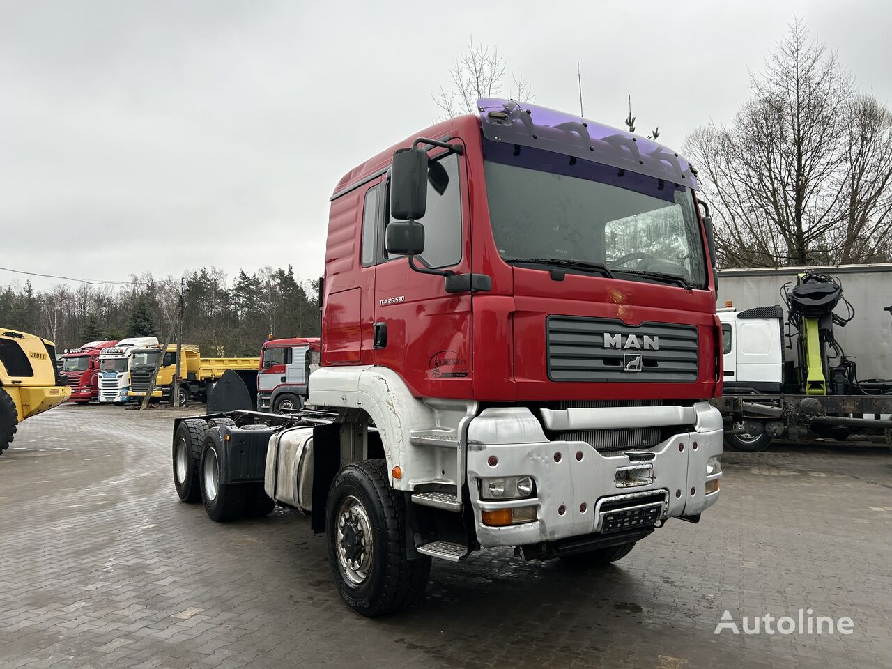 camion châssis MAN TGA 26.530