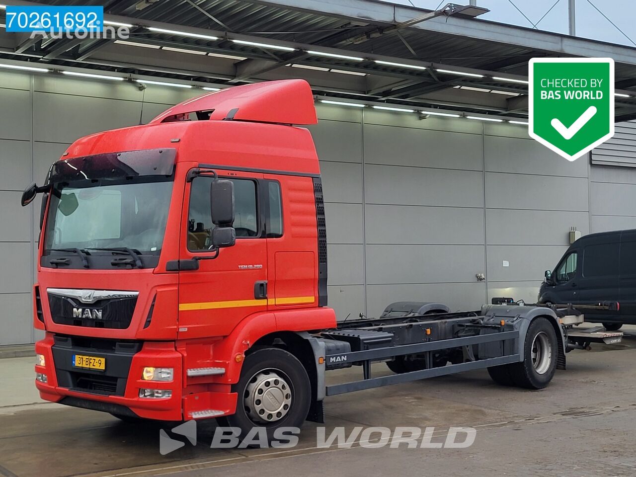 грузовик шасси MAN TGM 18.290 4X2 NL-Truck 19tons chassis LX Euro 6