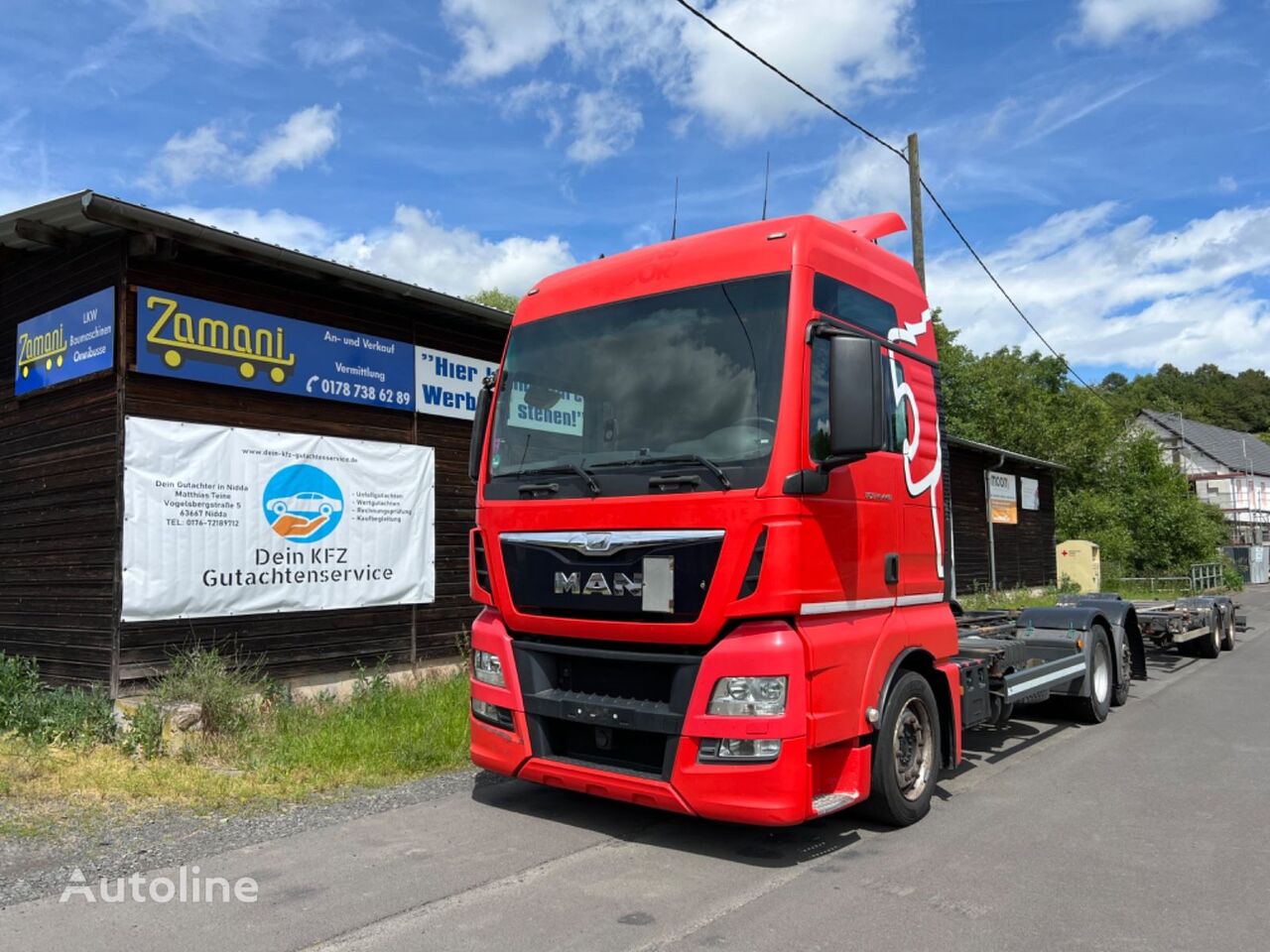 MAN TGX 26.440  chassis truck