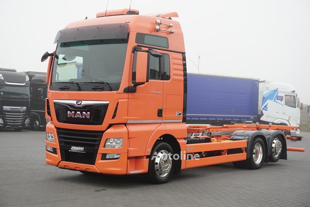 camion châssis MAN TGX / 26.460 / ACC / E 6 / XXL / BDF / 7.15 , 7,45 M / OŚ SKRĘTN