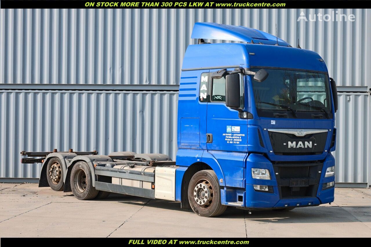 φορτηγό σασί MAN TGX 26.480, BDF, 6x2, EURO 6, LIFTING  AXLE BPW