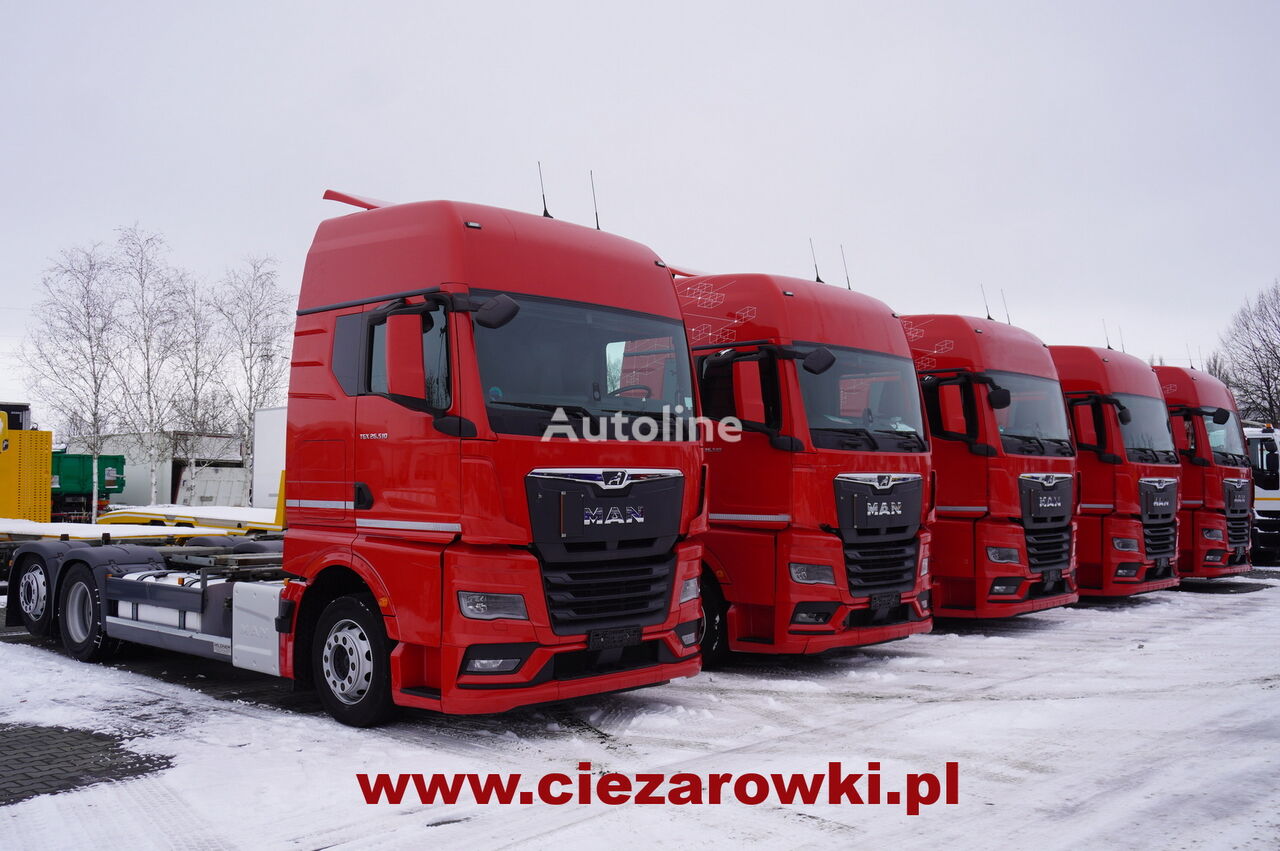 MAN TGX 26.510 / 2023 / 510 HP / BDF / 6 units chassis vrachtwagen