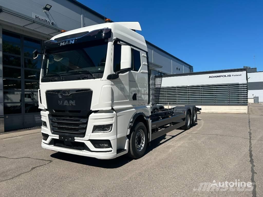 new MAN TGX 26.520 LL, Tilattu Närko KSA 8,63m kori chassis truck