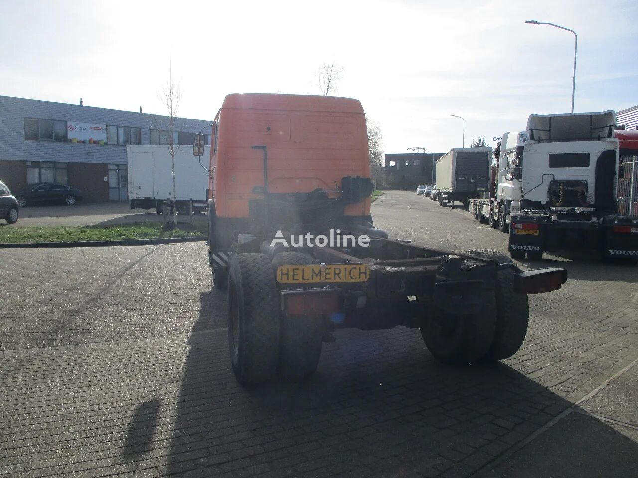 camion châssis Mercedes-Benz 1617 TURBO MANUAL FULLSTEELSUSPENSION GERMAN TRUCK