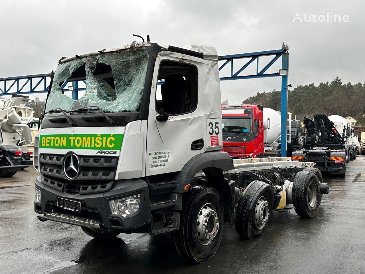 camião chassi Mercedes-Benz 3540