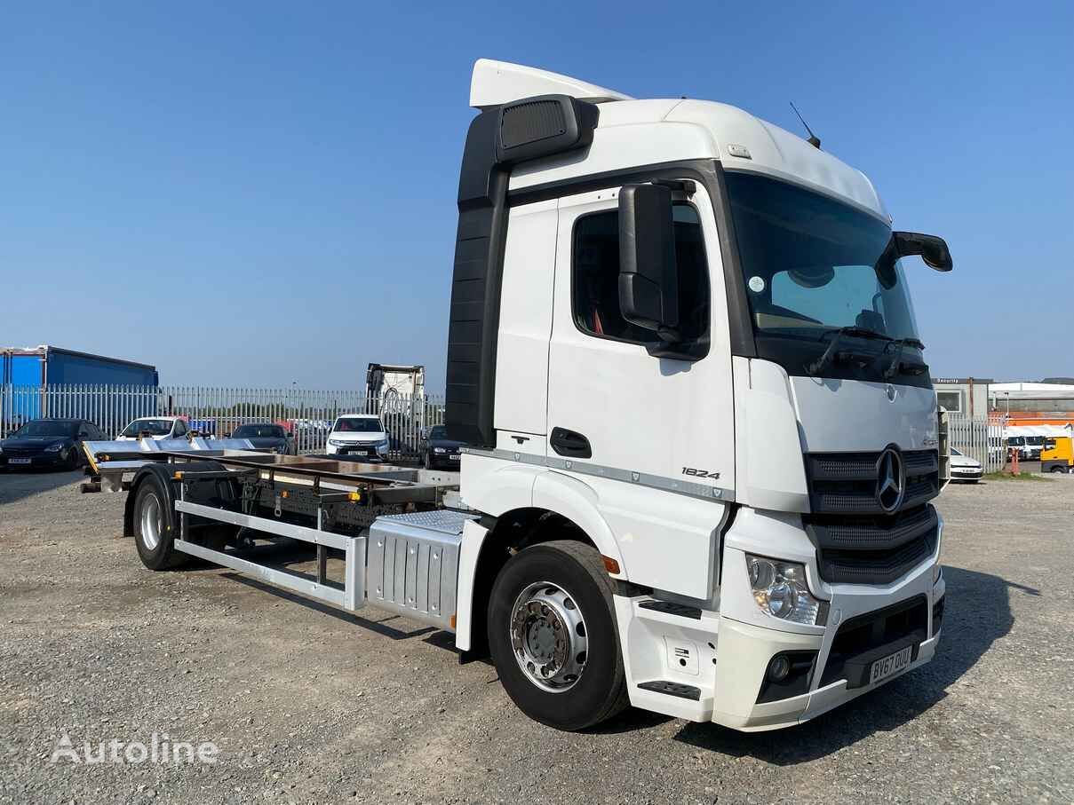 Camion châssis Mercedes-Benz ACTROS 1824 *EURO 6* 4X2 DEMOUNT CHASSIS CAB 2018 - BV67 OUU - Autoline