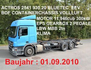 φορτηγό σασί Mercedes-Benz ACTROS 2541 MP3