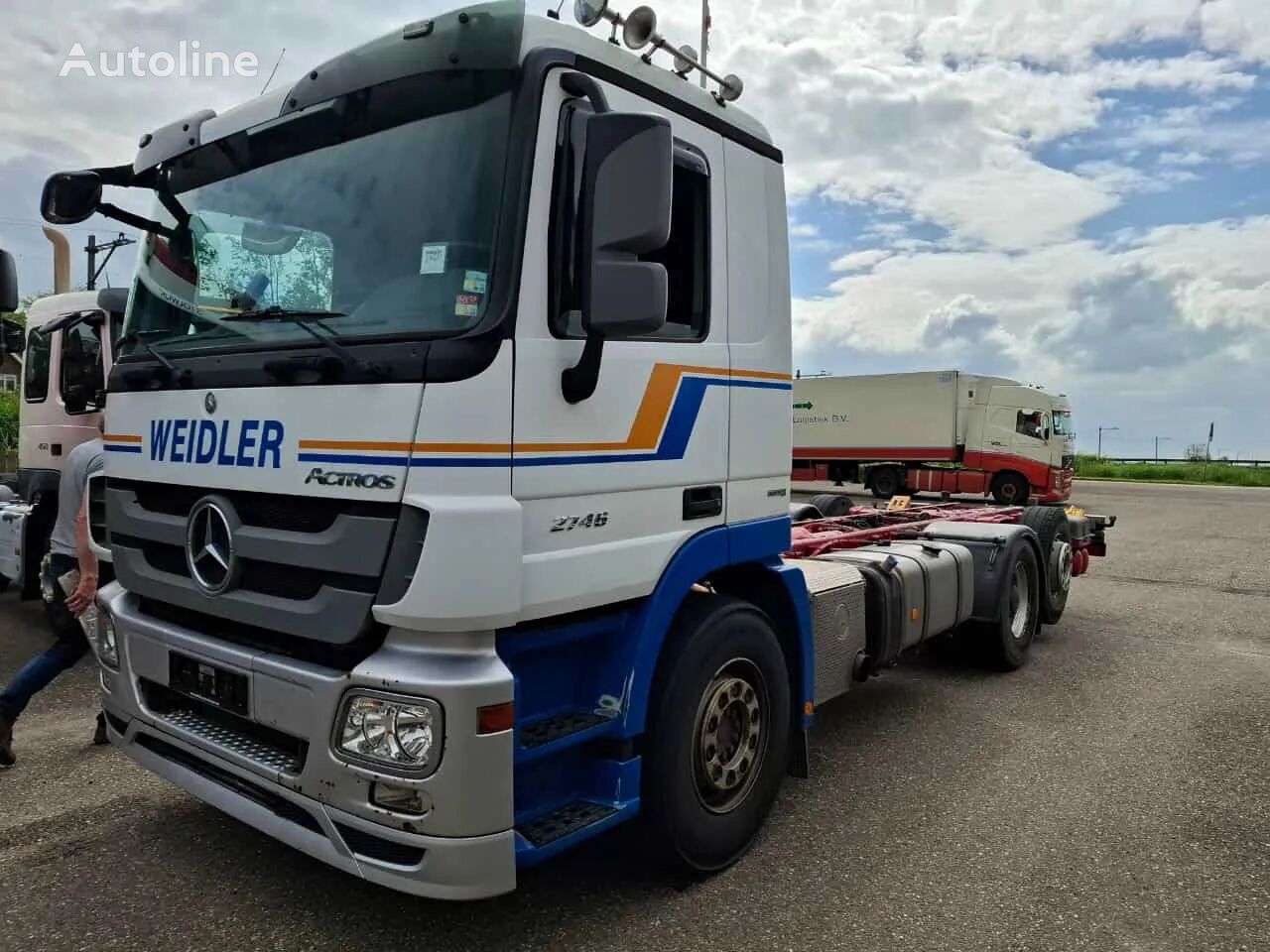 камион шаси Mercedes-Benz ACTROS 2746 2746 EURO 5 RETARDER