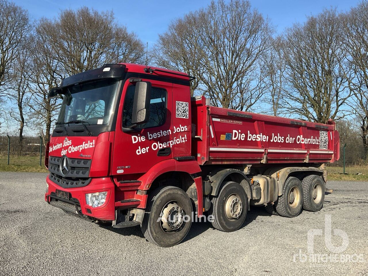 truk sasis Mercedes-Benz AROCS 3246K 8x4 Twin-Steer