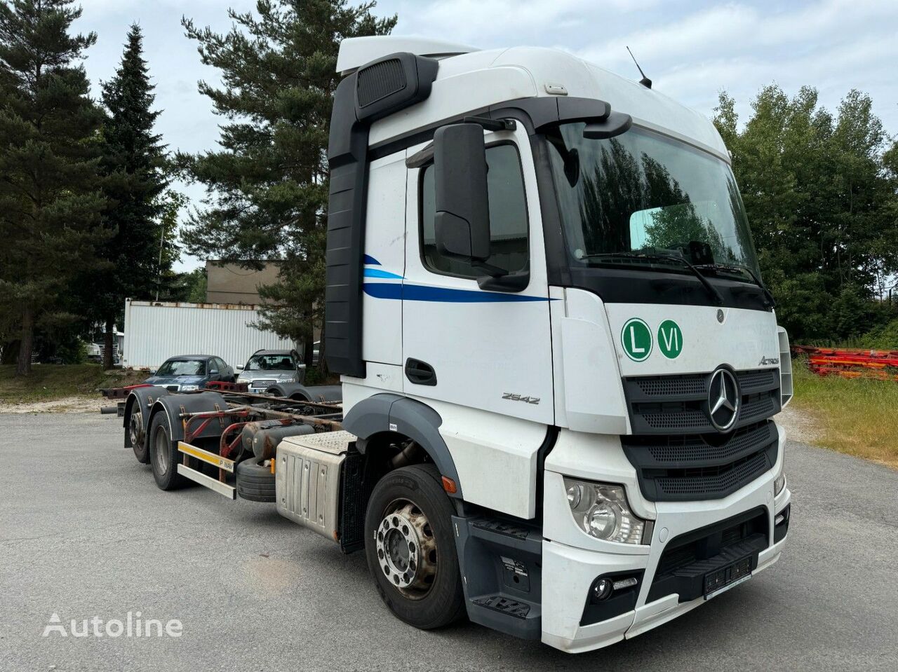 camion châssis Mercedes-Benz Actros 2542 L