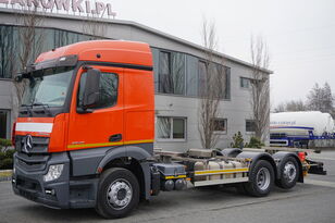 camion şasiu Mercedes-Benz Actros 2545 E6 BDF 6×2 / FULL ADR / 205 thousand km!! / third ax