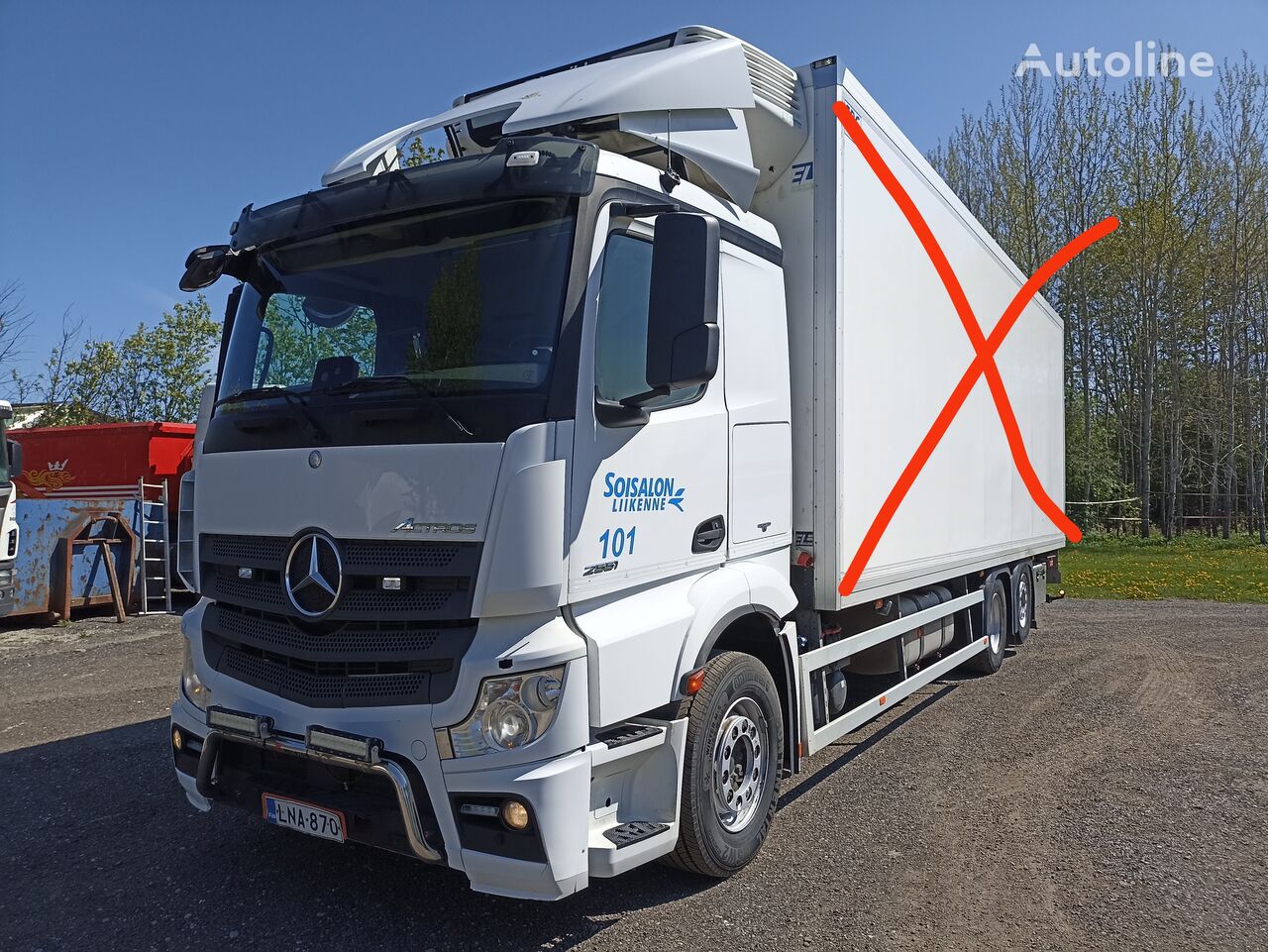 camion châssis Mercedes-Benz Actros 2551