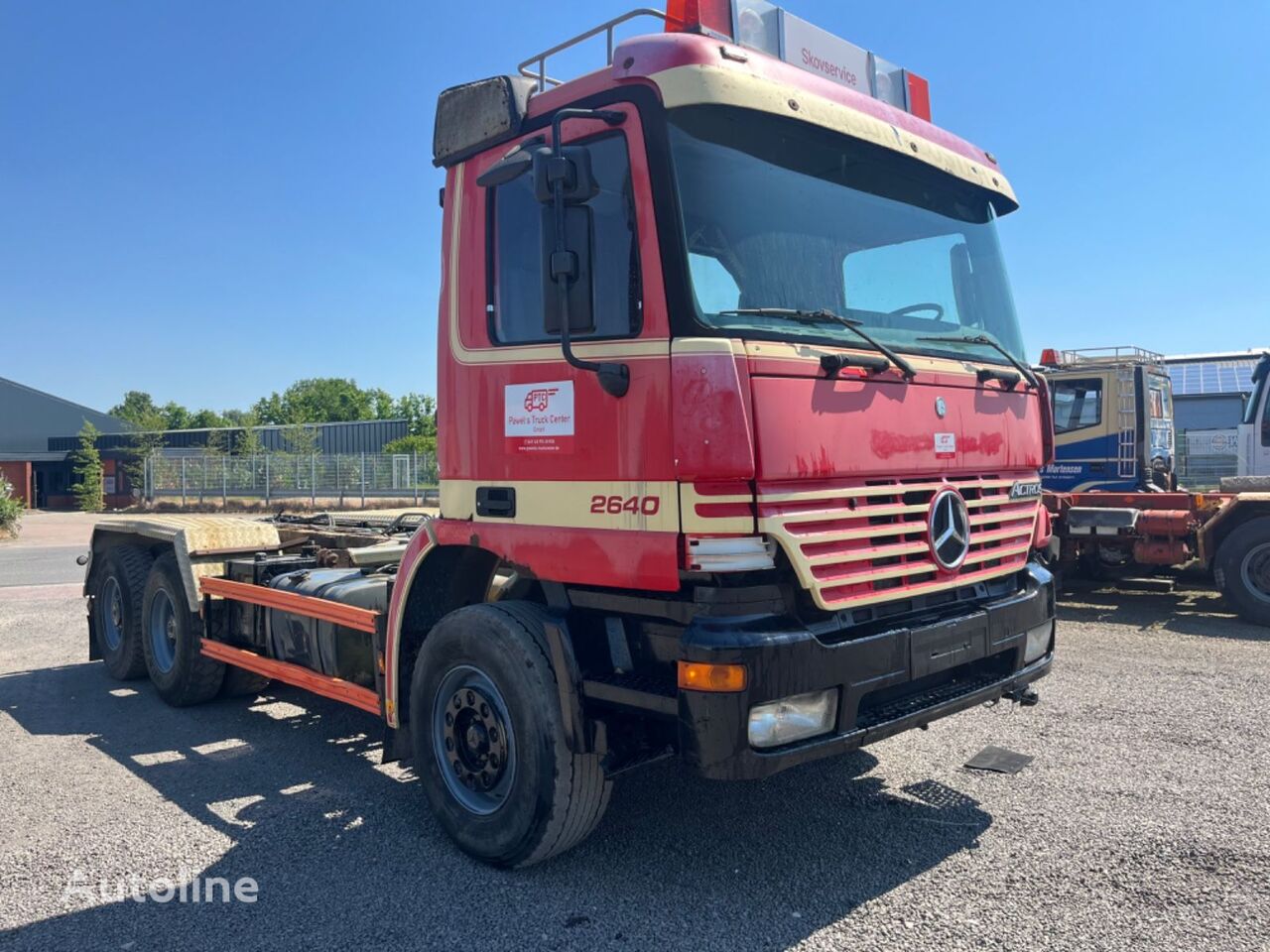 camião chassi Mercedes-Benz Actros 2640 6x4 eps spring spring chassis