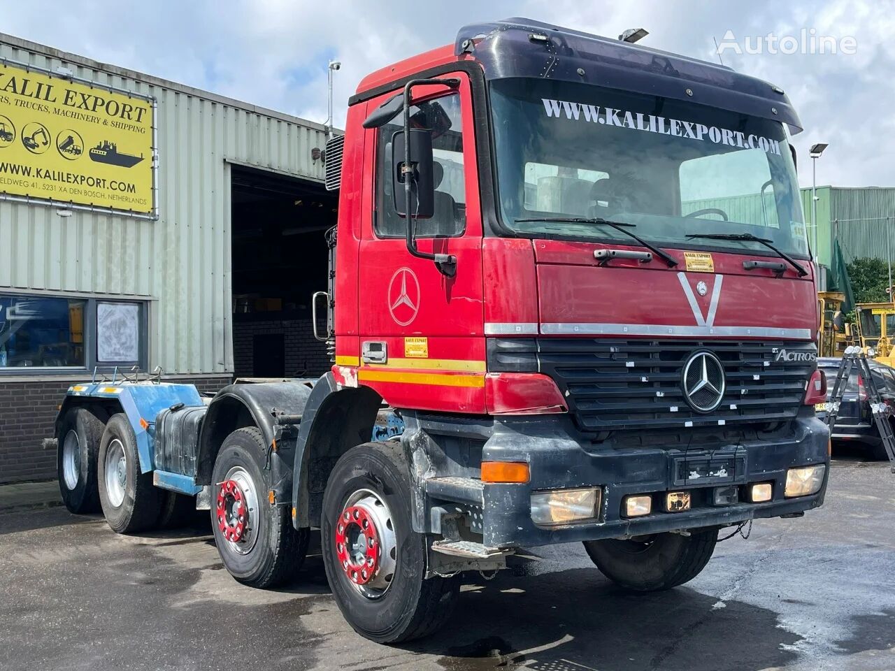 грузовик шасси Mercedes-Benz Actros 4140 Chassis 8x4 V6 Full Spring Big Axle Manuel Gearbox G