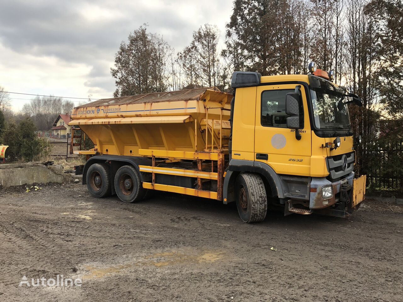 底盘卡车 Mercedes-Benz Actros mp3 6x4 2010 RHD