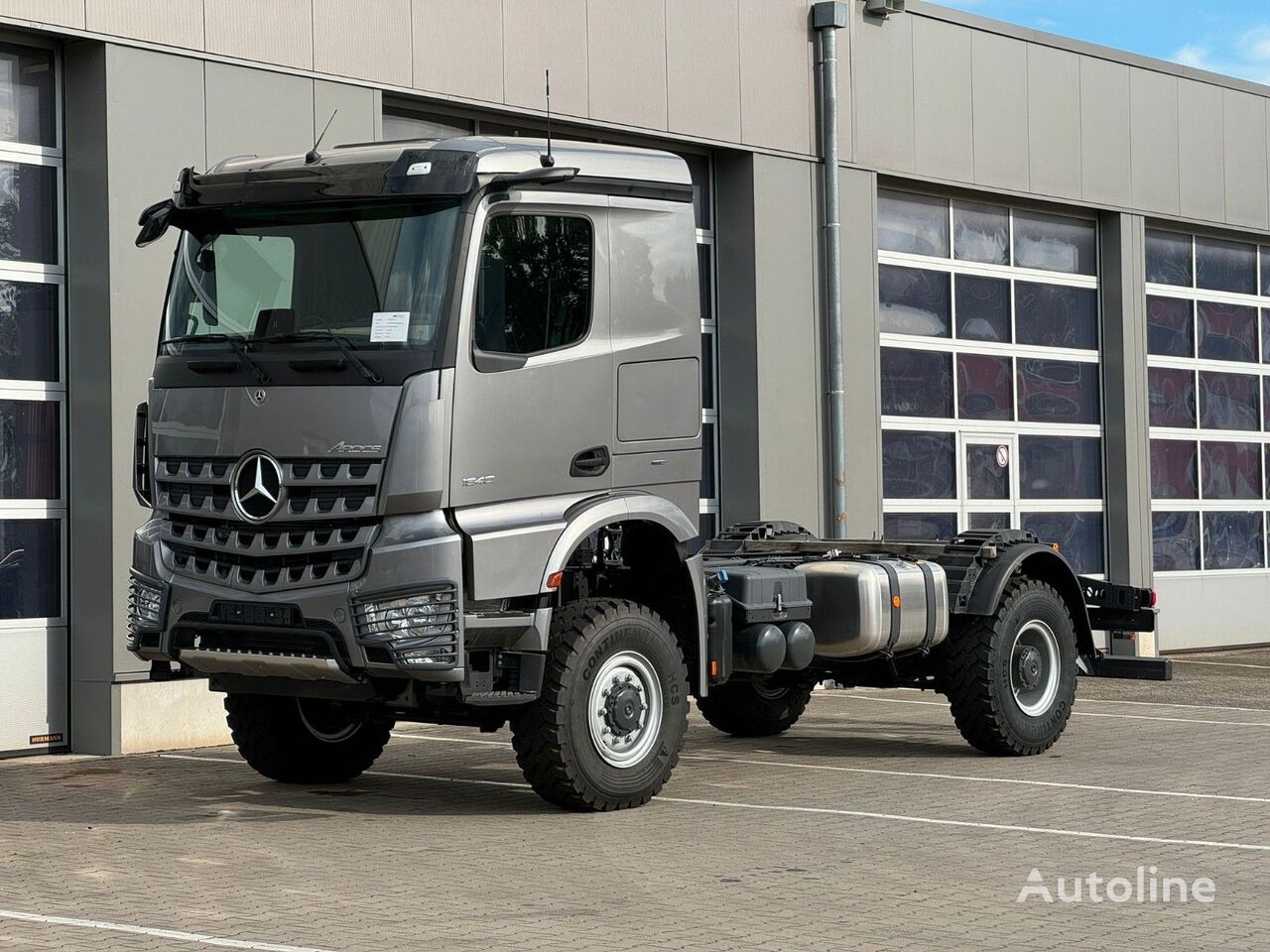 ny Mercedes-Benz Arocs 1840 EU6 4x4 BB Standklima Leder Mirrorcam lastebil chassis