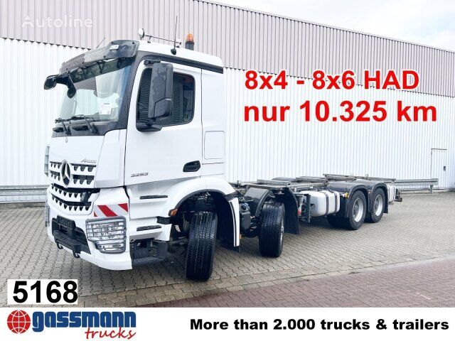 камион-шасија Mercedes-Benz Arocs 3553 L 8x6 HAD, HydroDrive, Navi