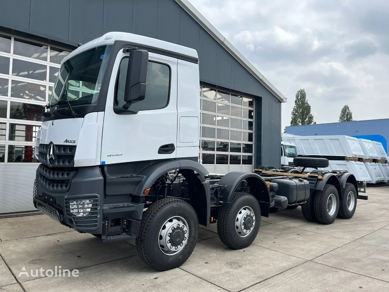 camion châssis Mercedes-Benz Arocs 4148 AK 8x8 Chassis cabin neuf