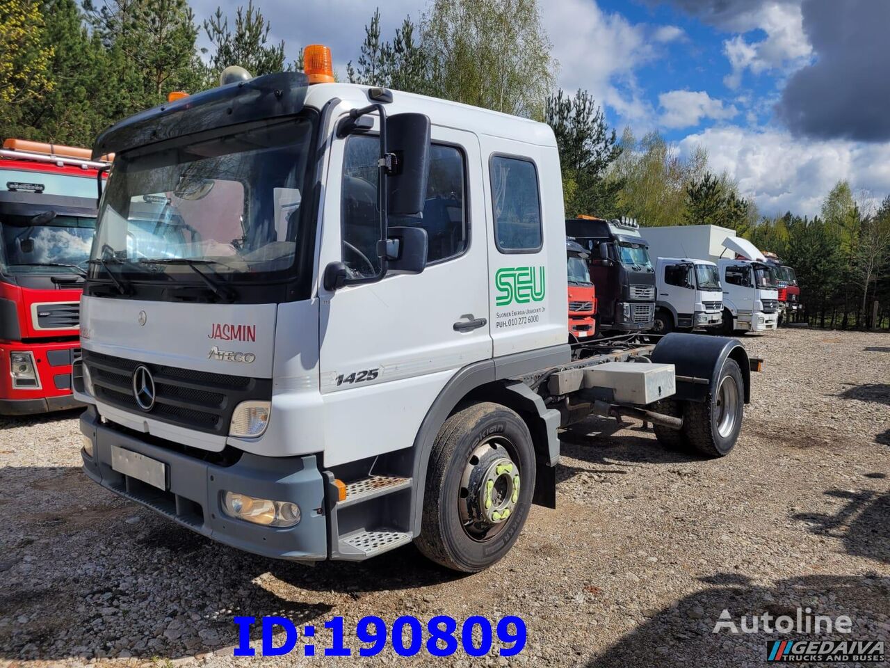 Mercedes-Benz Atego 1425 kravas automašīna šasija