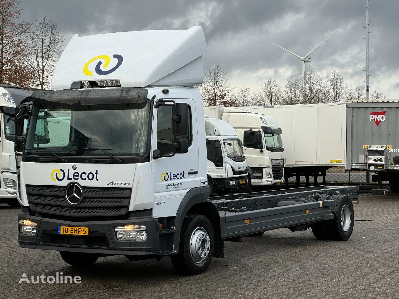 грузовик шасси Mercedes-Benz Atego 1523 Chassis Euro 6