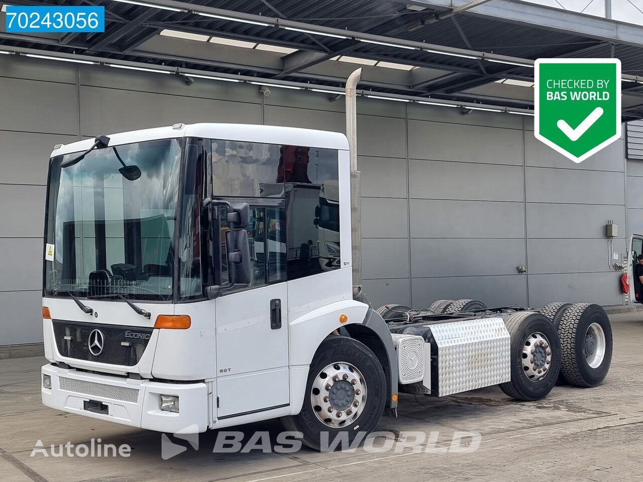 грузовик шасси Mercedes-Benz Econic 2728 6X2 NL-Truck CNG Retarder Flywheel PTO