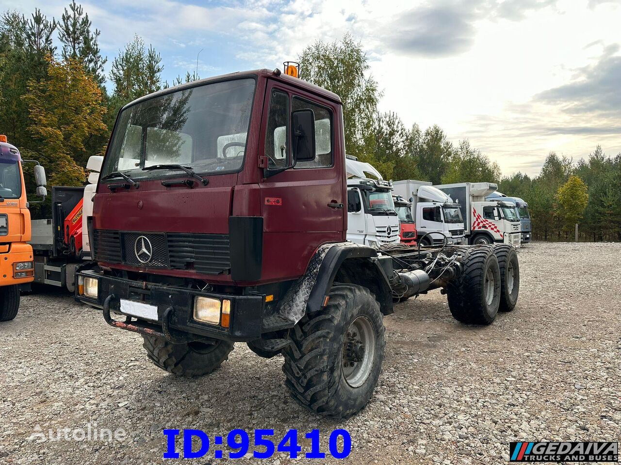 nákladné auto podvozok Mercedes-Benz SK