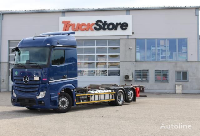 truk sasis Mercedes-Benz Trucks Actros 2545LL MULTIWECHSLER 6x2