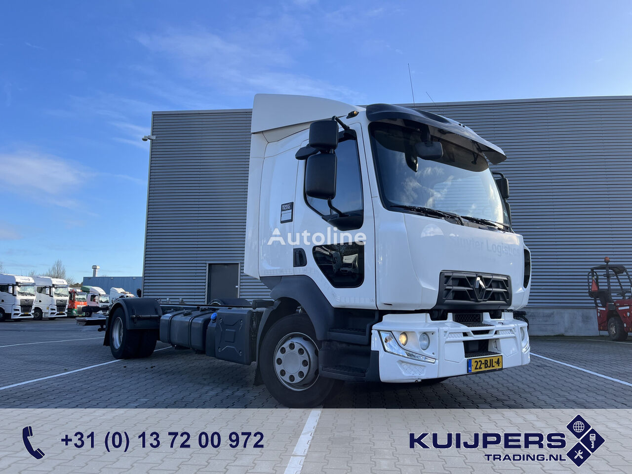 камион-шасија Renault D 250 Euro 6 / Chassis Cabine / 399 dkm