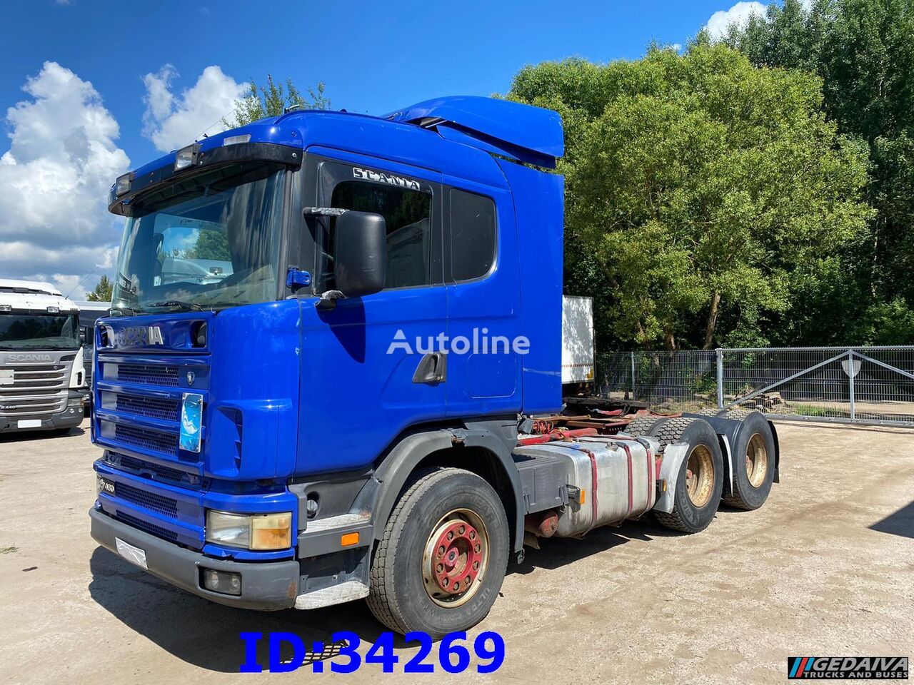 Scania 164 480 V8 - Steel front Fahrgestell LKW