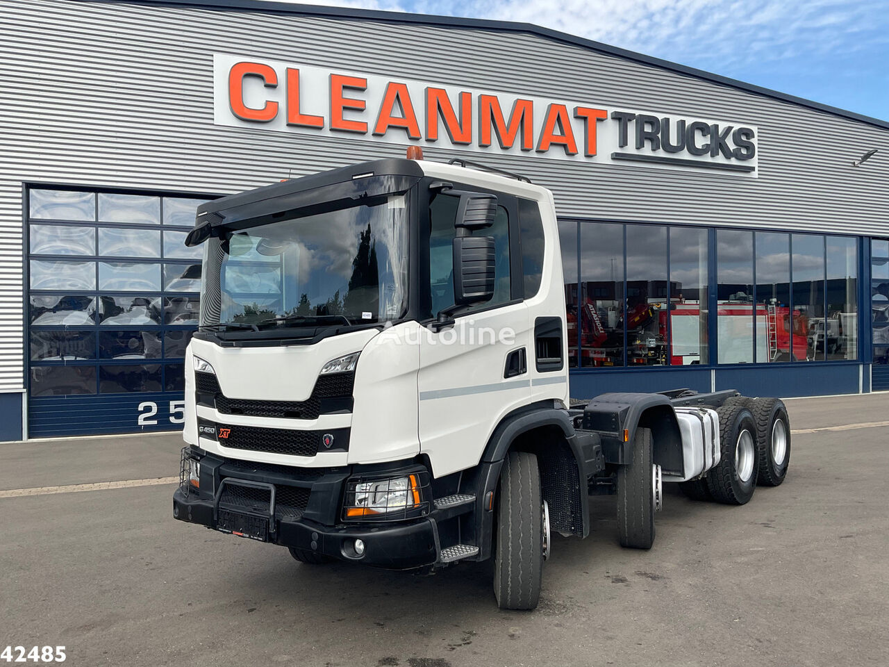 camion châssis Scania G 450 8x4 Chassis Retarder Just 81.865 km!