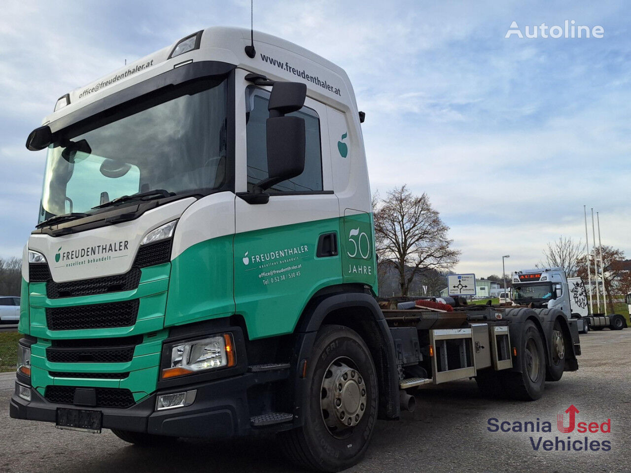 šassii veoauto Scania G 450 B6x2*4NA Abrollhaken !