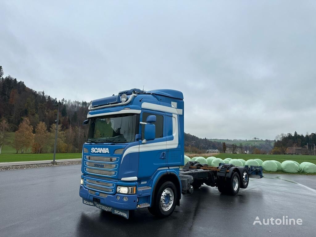 Scania G 490 KM 6x2 rama pod zabudowę spr. ze Szwajcarii  chassis truck