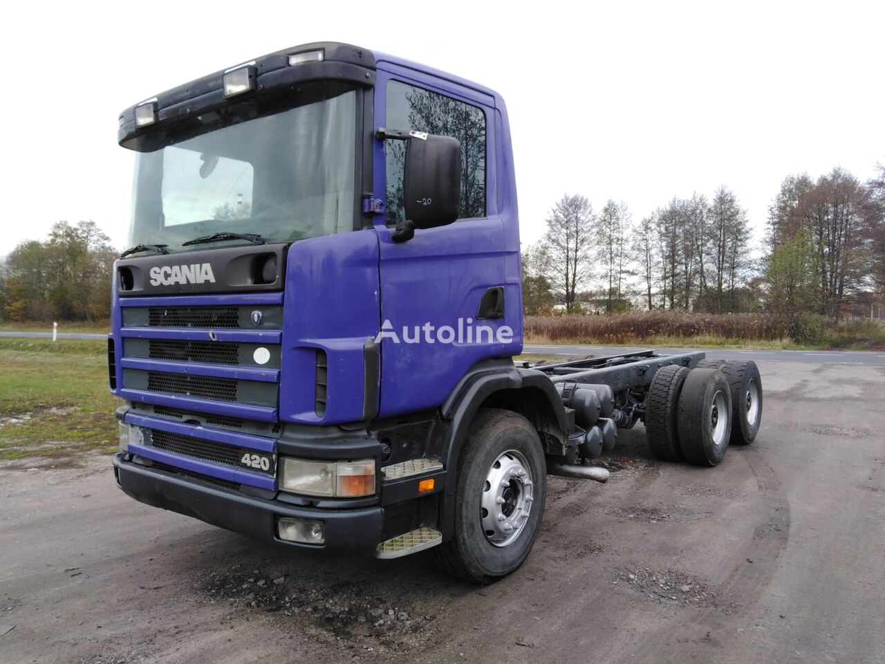 camion châssis Scania L124 420 PDE